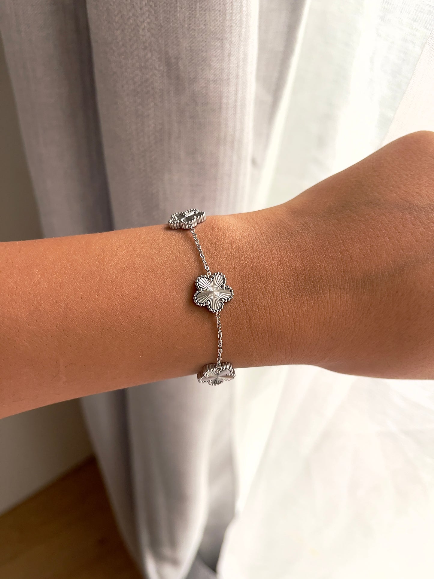 BRACELET FLORA ARGENTÉ