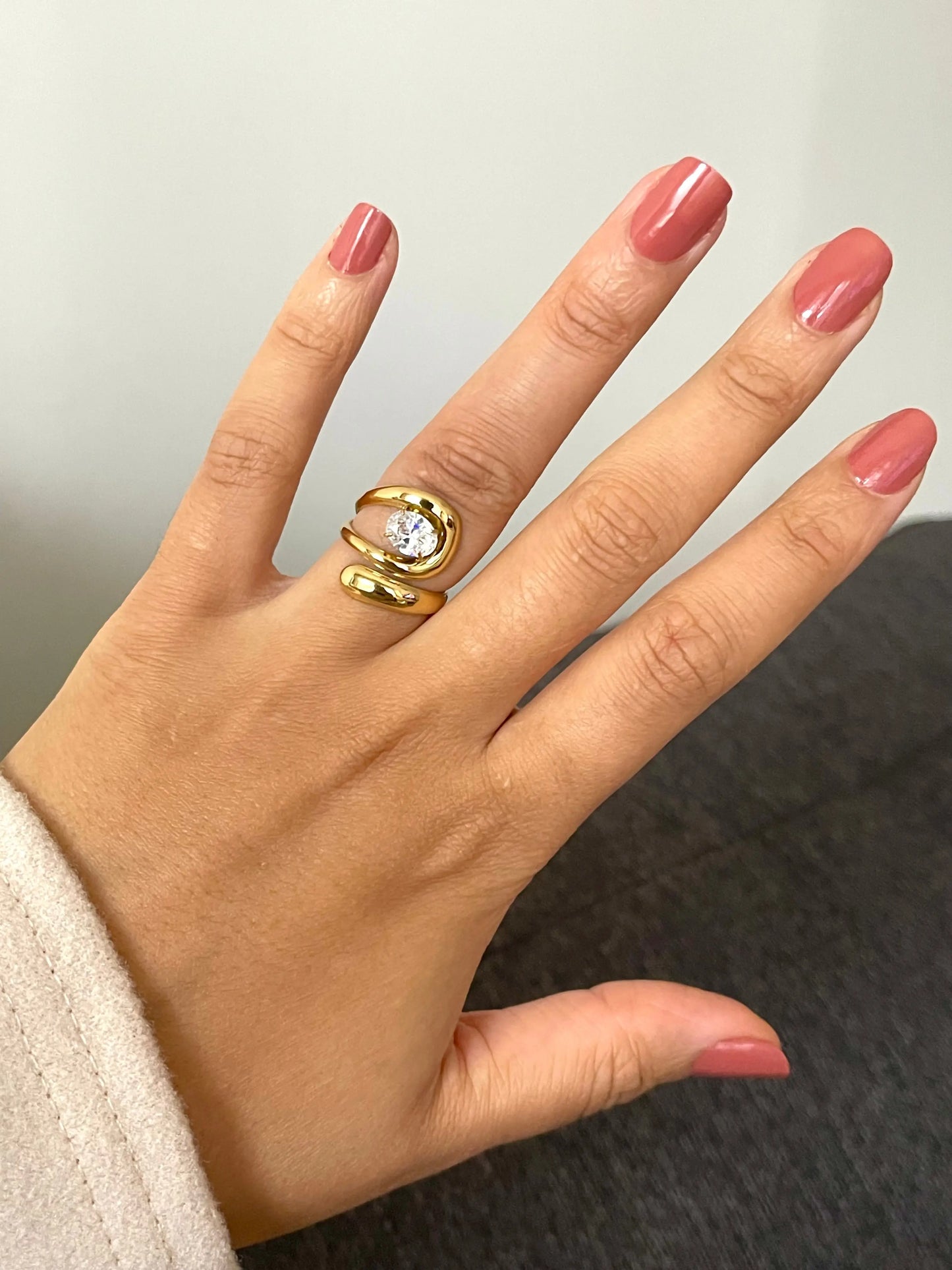 BAGUE NATALINA DIAMANT MERAM PARIS