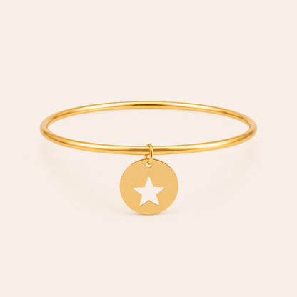 BRACELET JONC BRELOQUE ÉTOILE MERAM PARIS