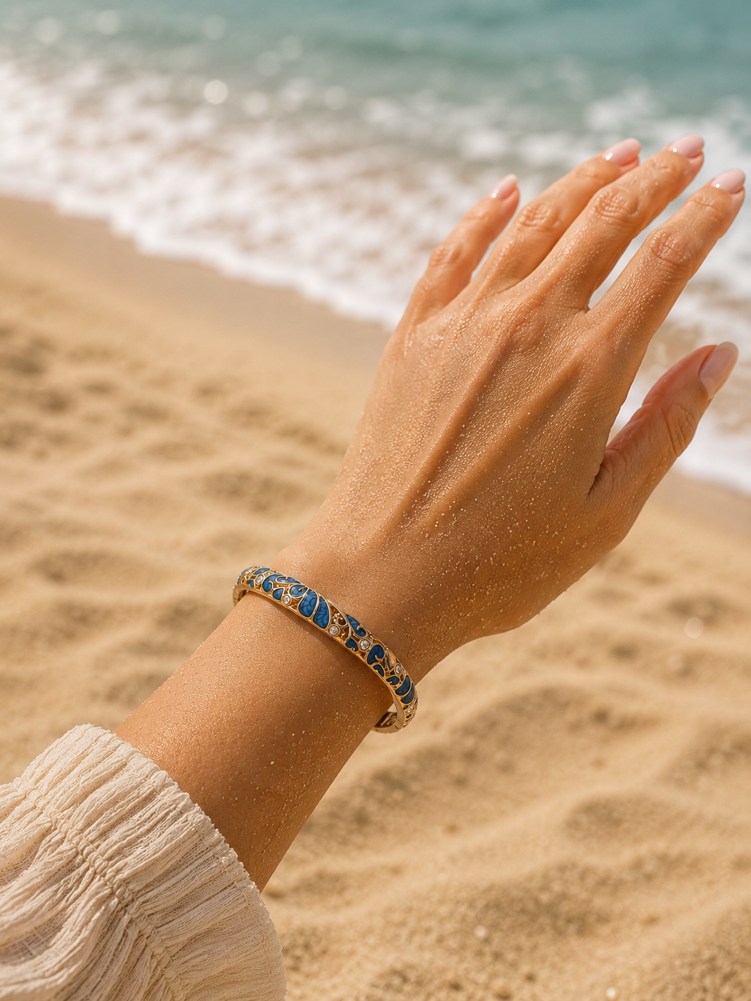 BRACELET JONC THAÏLANDAIS LAGON MERAM PARIS