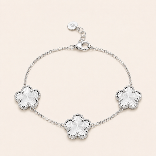 BRACELET FLORA ARGENTÉ MERAM PARIS