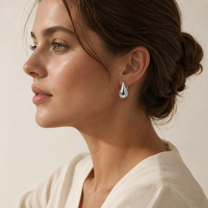 BOUCLES D'OREILLES LOUISE ARGENTÉ MERAM PARIS