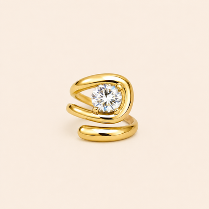 BAGUE NATALINA DIAMANT MERAM PARIS