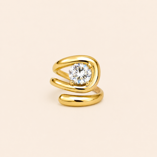 BAGUE NATALINA DIAMANT MERAM PARIS