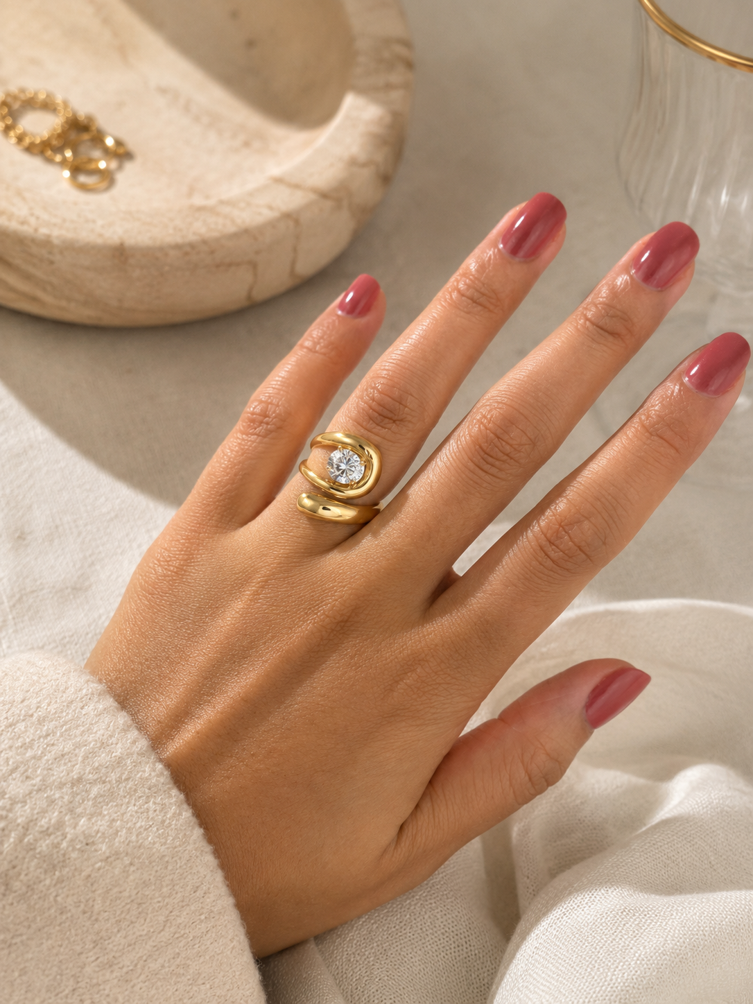 BAGUE NATALINA DIAMANT MERAM PARIS