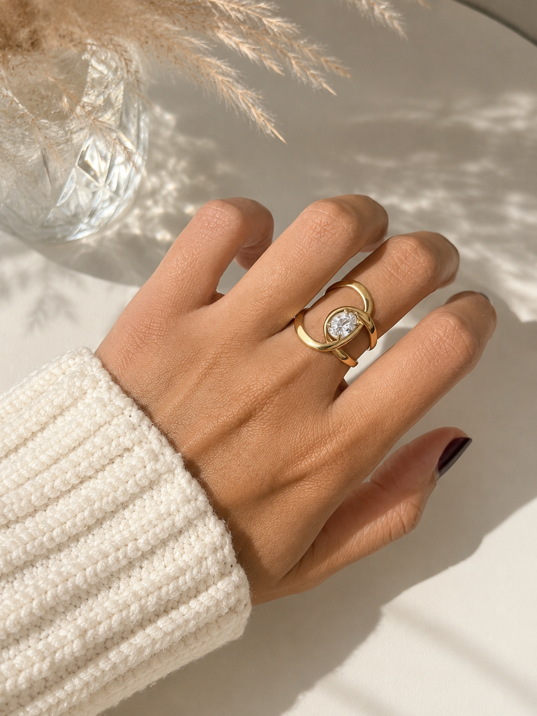 BAGUE GLORIA DIAMANT MERAM PARIS