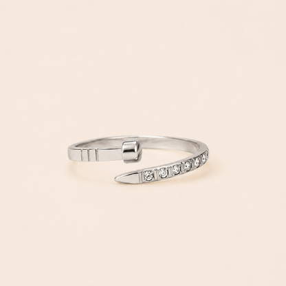 BAGUE AMIRA Argenté MERAM PARIS